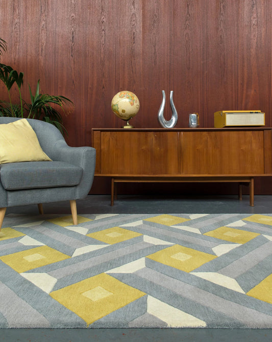 Reef RF01 Ochre Rug - Love-Rugs alternate image