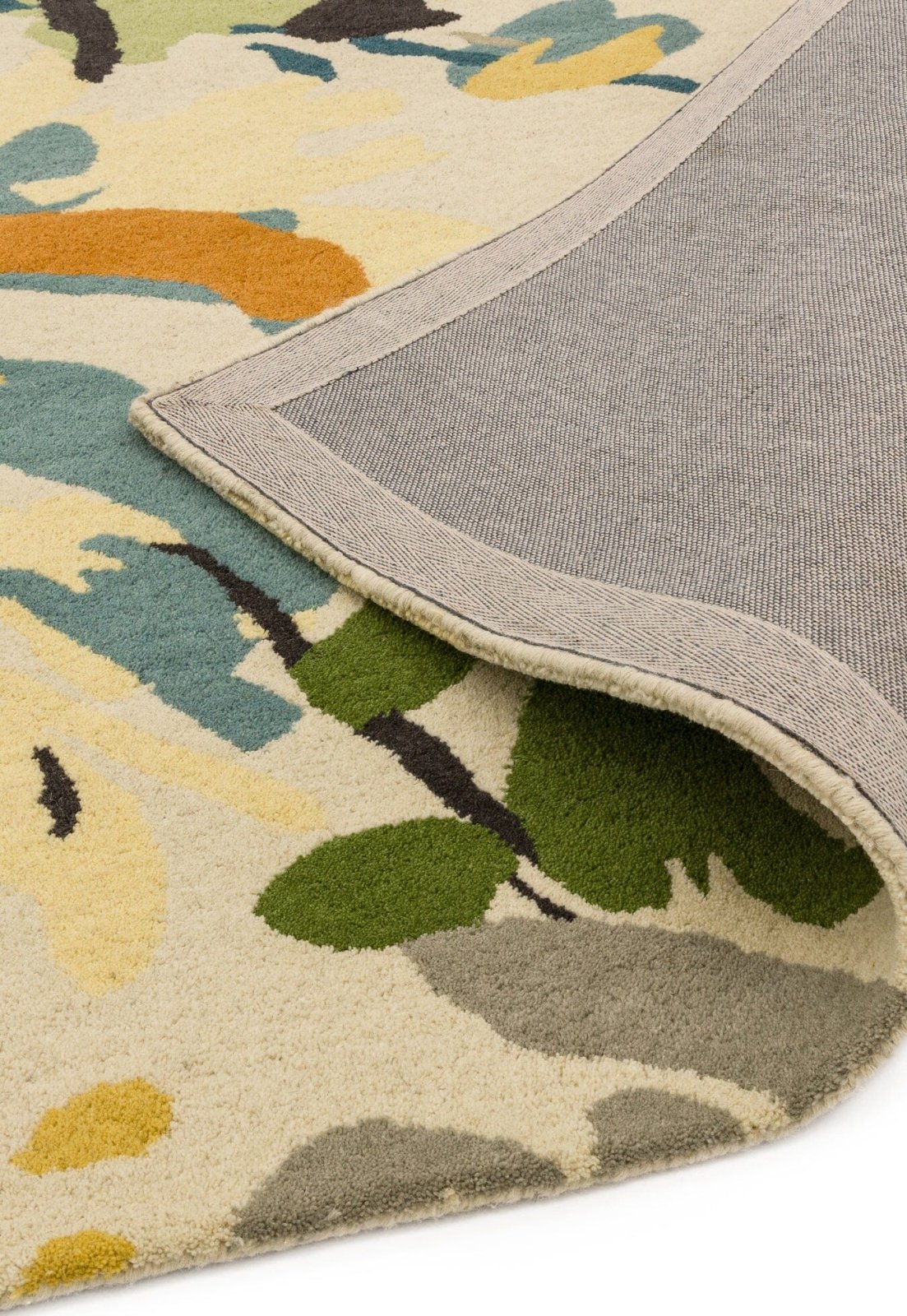 Green Multi Rug Reef RF11 Floral Green Multi Rug – Love-Rugs