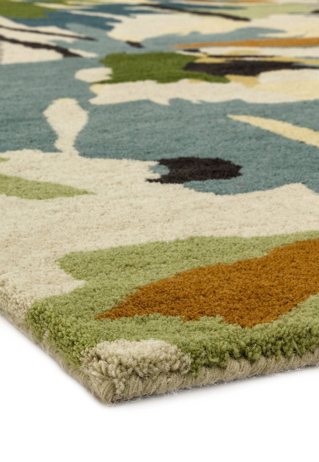 Green Multi Rug Reef RF11 Floral Green Multi Rug – Love-Rugs