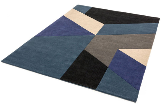 Reef RF13 GEO Blue Rug - Love-Rugs alternate image