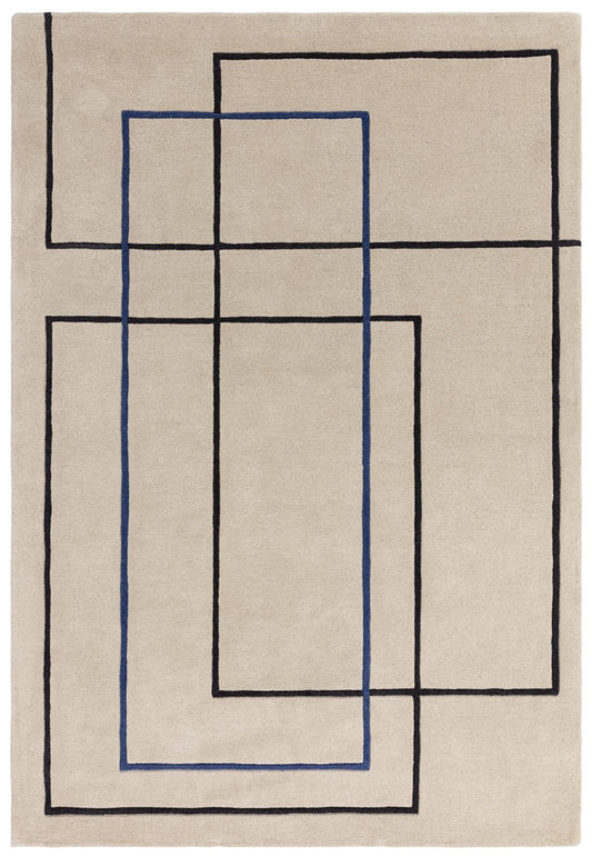 Reef RF19 Outline Blue Rug - Love-Rugs