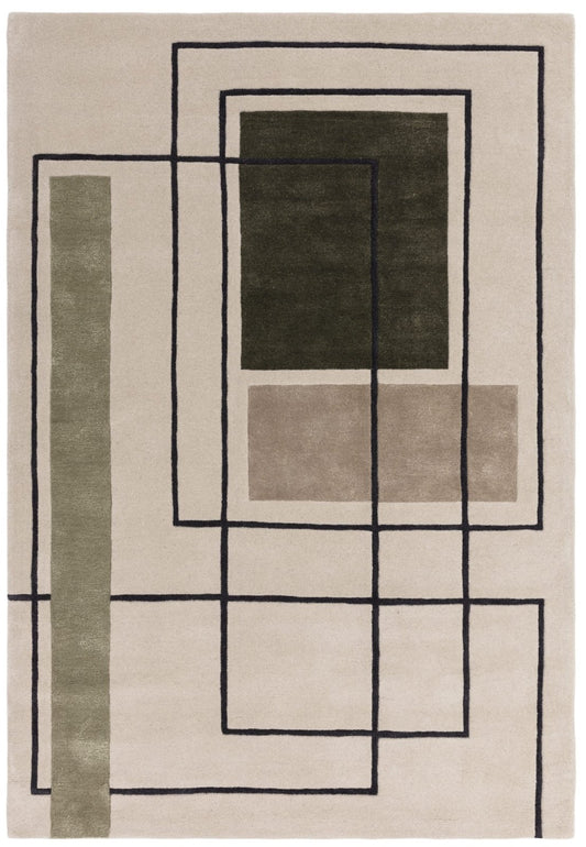 Reef RF21 Outline Khaki Rug - Love-Rugs