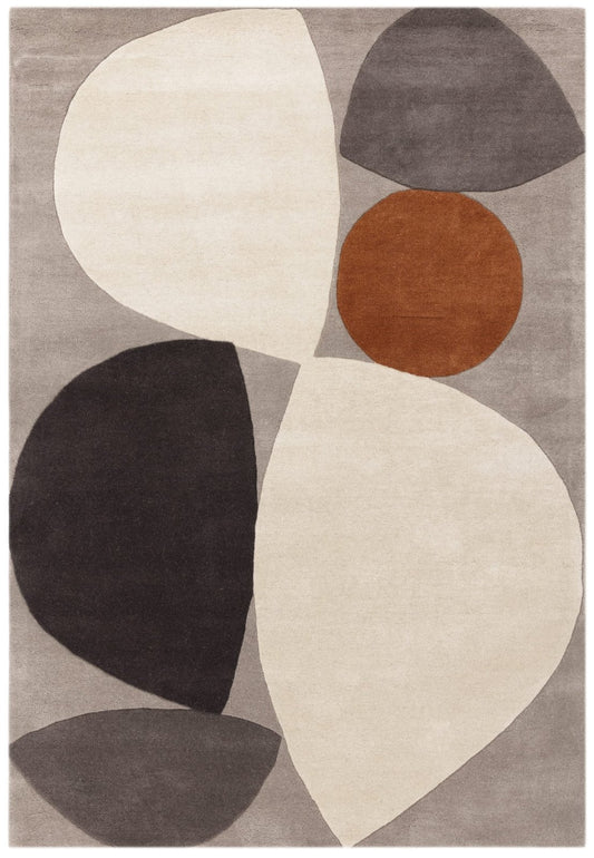 Reef RF24 Mid Century Grey Rug - Love-Rugs