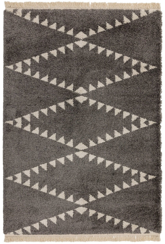 Rocco RC04 Charcoal Rug - Love-Rugs