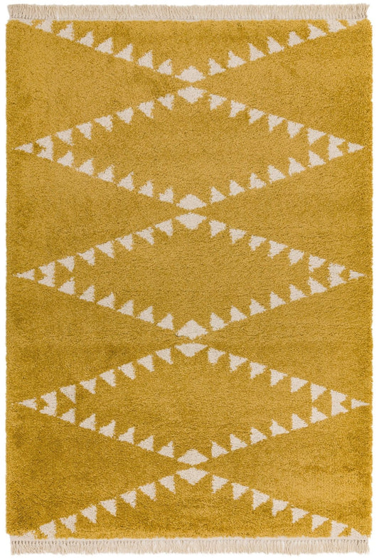 Rocco RC05 Mustard Rug - Love-Rugs