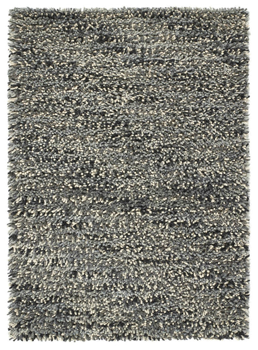 Rocks Shaggy Grey Rug - Love-Rugs
