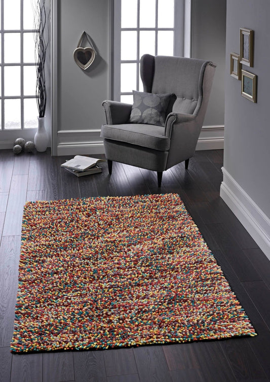 Rocks Shaggy Multi Rug - Love-Rugs alternate image