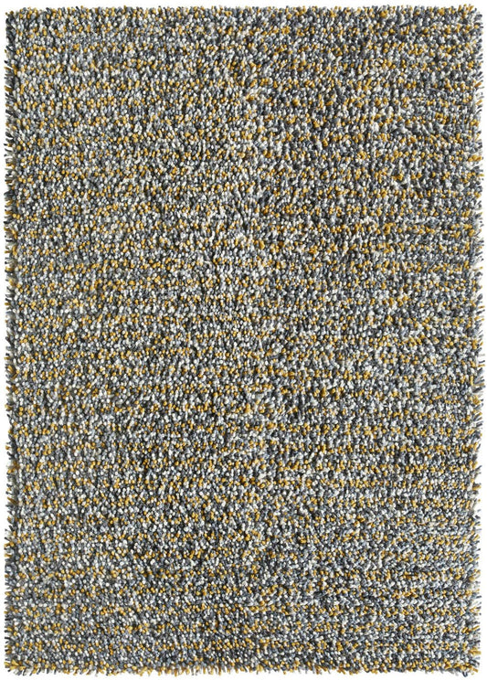 Rocks Shaggy Ochre Rug - Love-Rugs