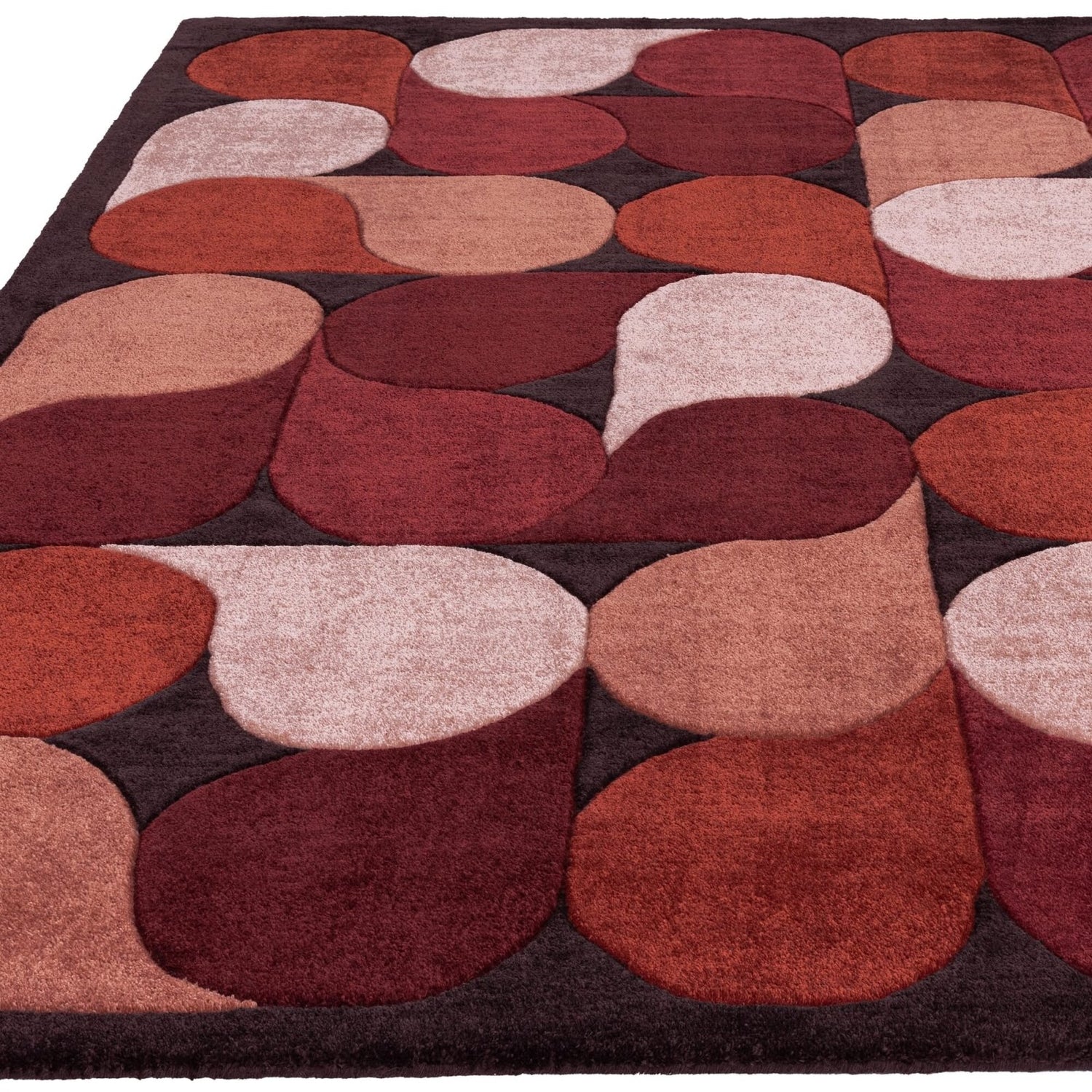 Fun Red Rug Romy 14 Jive Red Rug – Love-Rugs