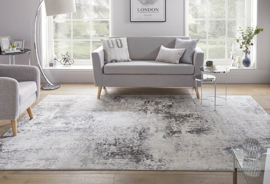 Rossa Ros03 Grey Rug - Love-Rugs alternate image