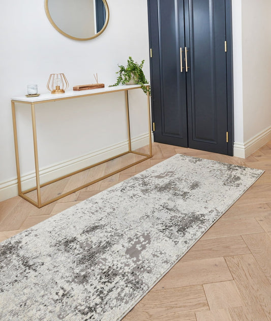 Rossa Ros03 Grey Runner Rug - Love-Rugs alternate image