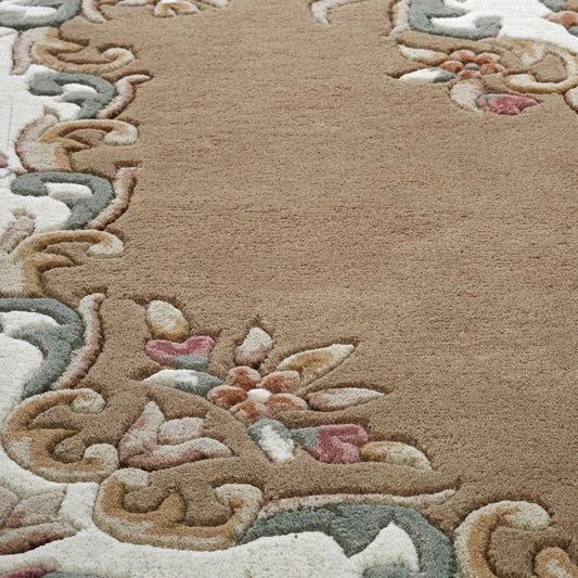 Royal Beige Half Moon Half-Moon Rug - Love-Rugs alternate image