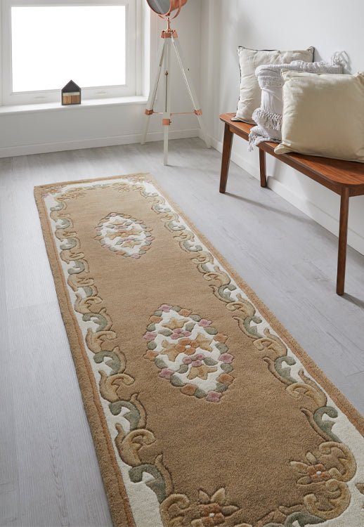 Royal Beige Runner Rug - Love-Rugs