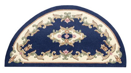 Royal Blue Half Moon Half-Moon Rug - Love-Rugs