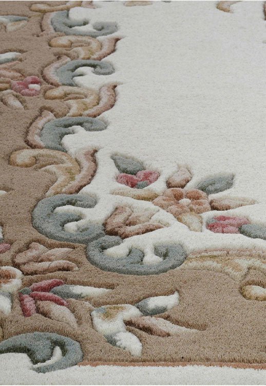 Royal Cream Beige Runner Rug - Love-Rugs alternate image