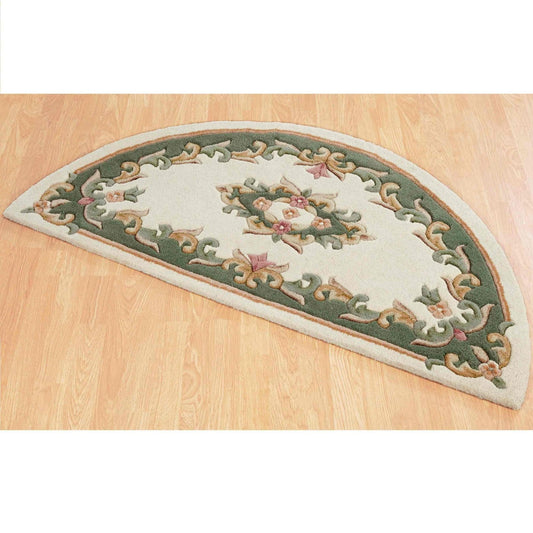 Royal Cream Green Half Moon Half-Moon Rug - Love-Rugs alternate image