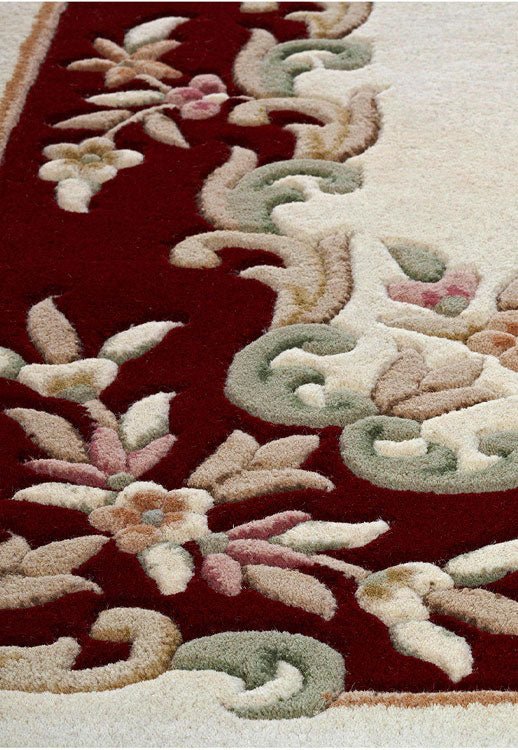 Royal Cream Red Runner Rug - Love-Rugs alternate image