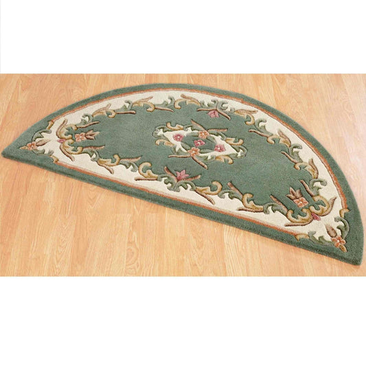 Royal Green Half Moon Half-Moon Rug - Love-Rugs alternate image