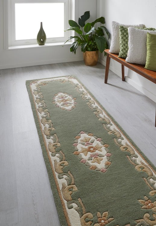 Royal Green Runner Rug - Love-Rugs