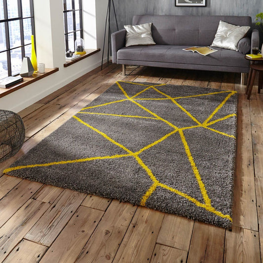 Royal Nomadic 5746 Grey Yellow Rug - Love-Rugs alternate image