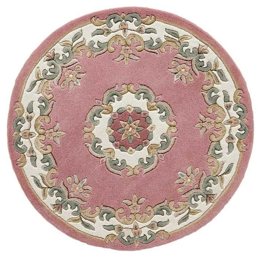 Royal Rose Circle Round Rug - Love-Rugs