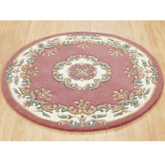 Royal Rose Circle Round Rug - Love-Rugs alternate image