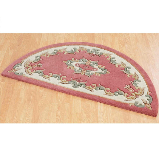 Royal Rose Half Moon Half-Moon Rug - Love-Rugs alternate image