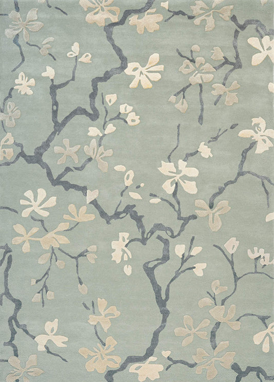 Sanderson Anthea China Blue 47107 Rug - Love-Rugs