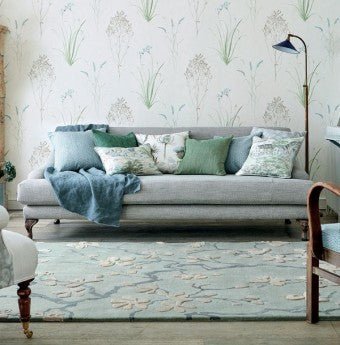 Sanderson Anthea China Blue 47107 Rug - Love-Rugs alternate image