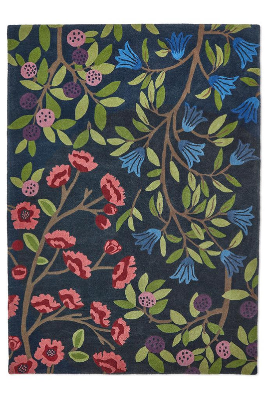 Sanderson Foraging Indigo 146618 Rug - Love-Rugs