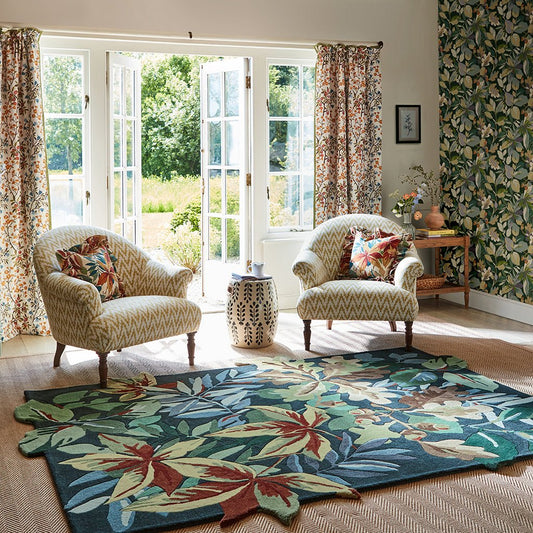 Sanderson Robins Wood Forest Green 164508 Rug - Love-Rugs alternate image