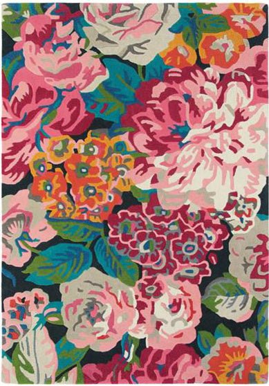 Sanderson Rose and Peony Cerise 45005 Rug - Love-Rugs