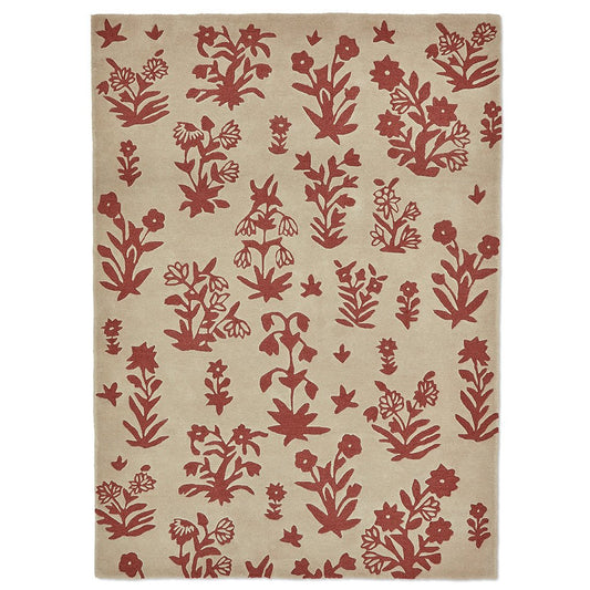Sanderson Woodland Glade Linen/Russet 146801 Rug - Love-Rugs