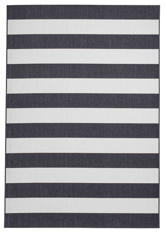 Santa Monica 48644 Black White Rug - Love-Rugs
