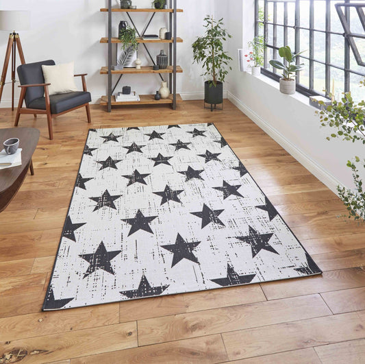 Santa Monica 48648 White Black Rug - Love-Rugs alternate image