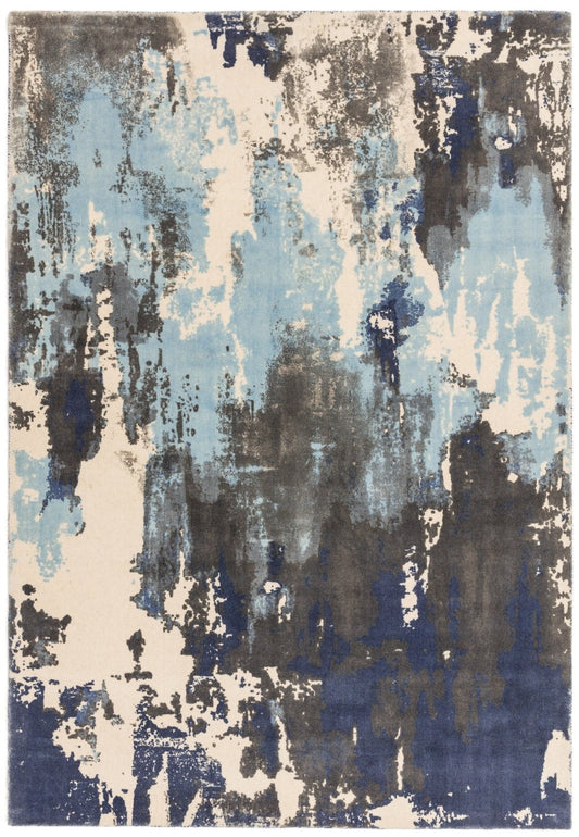 Saturn Blue Rug - Love-Rugs