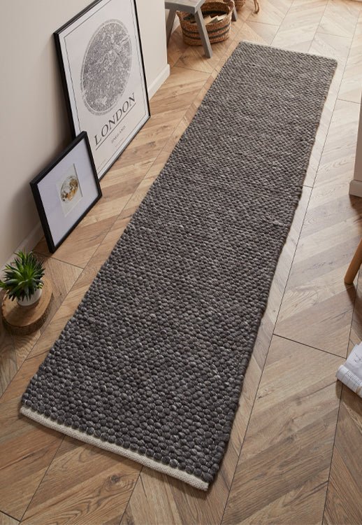 Savannah Charcoal Runner Rug - Love-Rugs