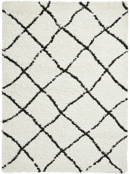 Scandi Berber G257 White/Black Rug - Love-Rugs