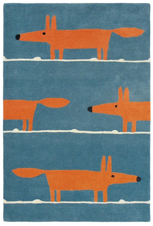 Scion Mr Fox Denim 25318 Rug - Love-Rugs