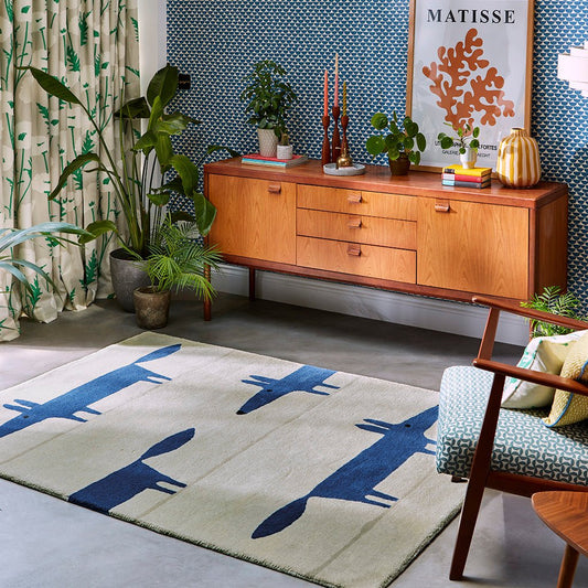 Scion Mr Fox Mint/Poppy 025313 Rug - Love-Rugs