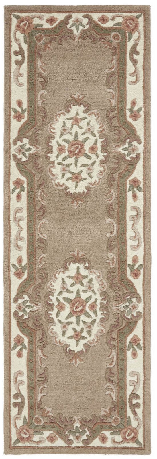 Beige Shell Rug Runner Shensi Beige Runner Rug – Love-Rugs
