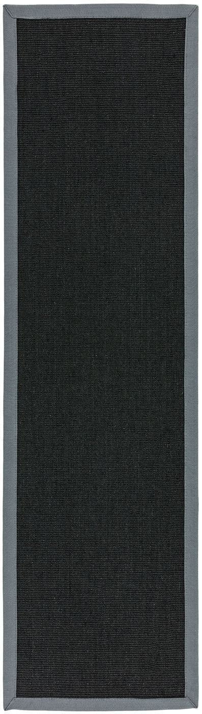 Sisal Black/Grey Runner Rug - Love-Rugs