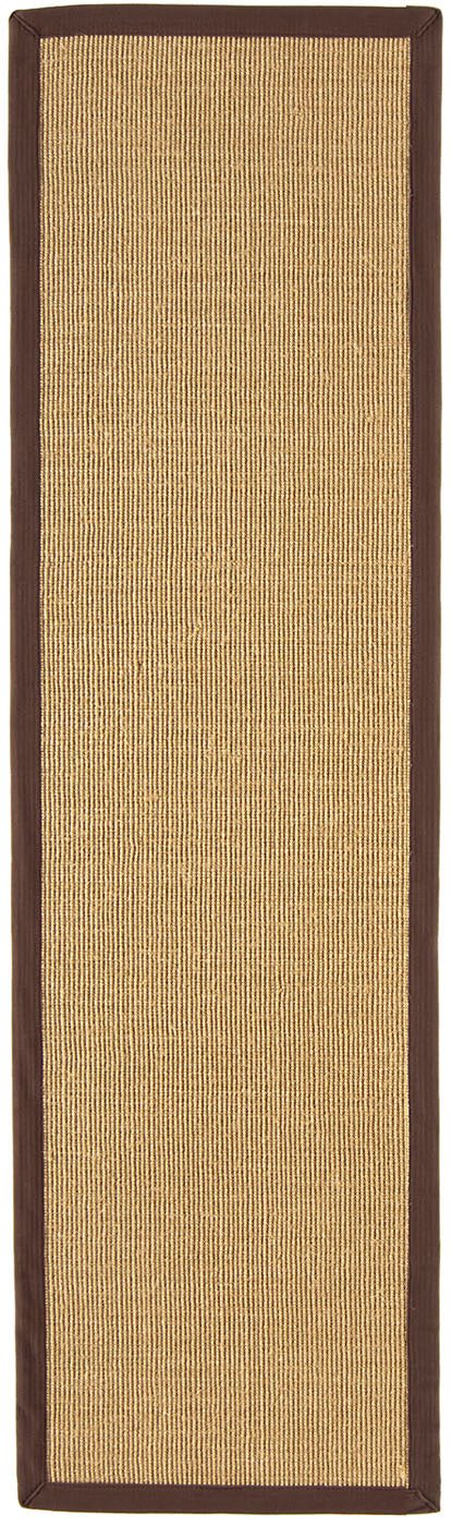 Sisal Linen Chocolate Runner Rug - Love-Rugs