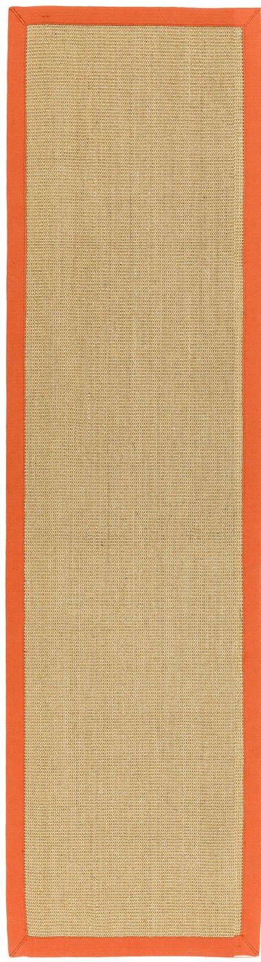 Sisal Linen Orange Runner Rug - Love-Rugs