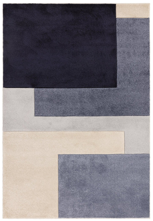 Sketch SK13 Blocks Blue Rug - Love-Rugs
