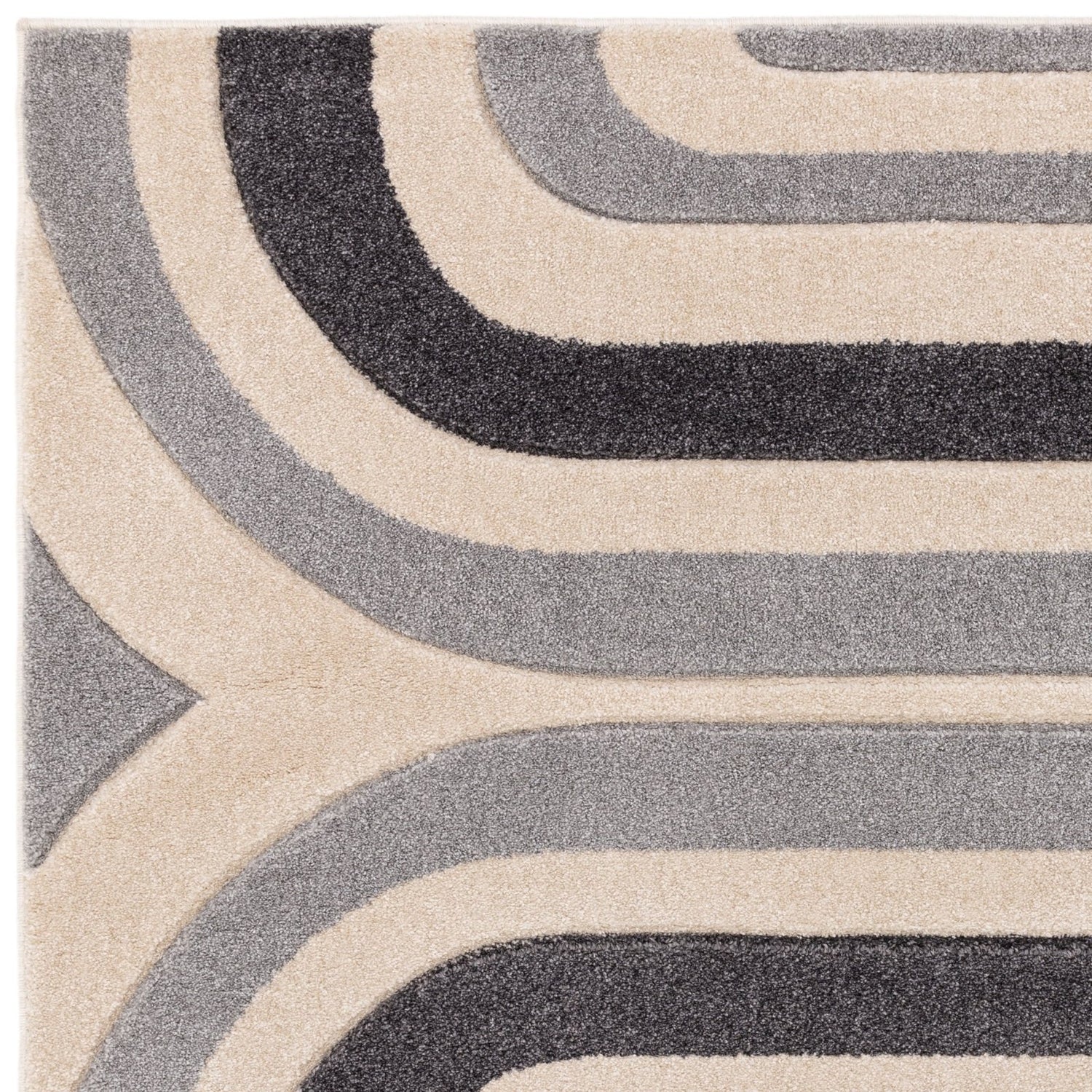 Sketch SK17 Contour Grey Rug - Love-Rugs
