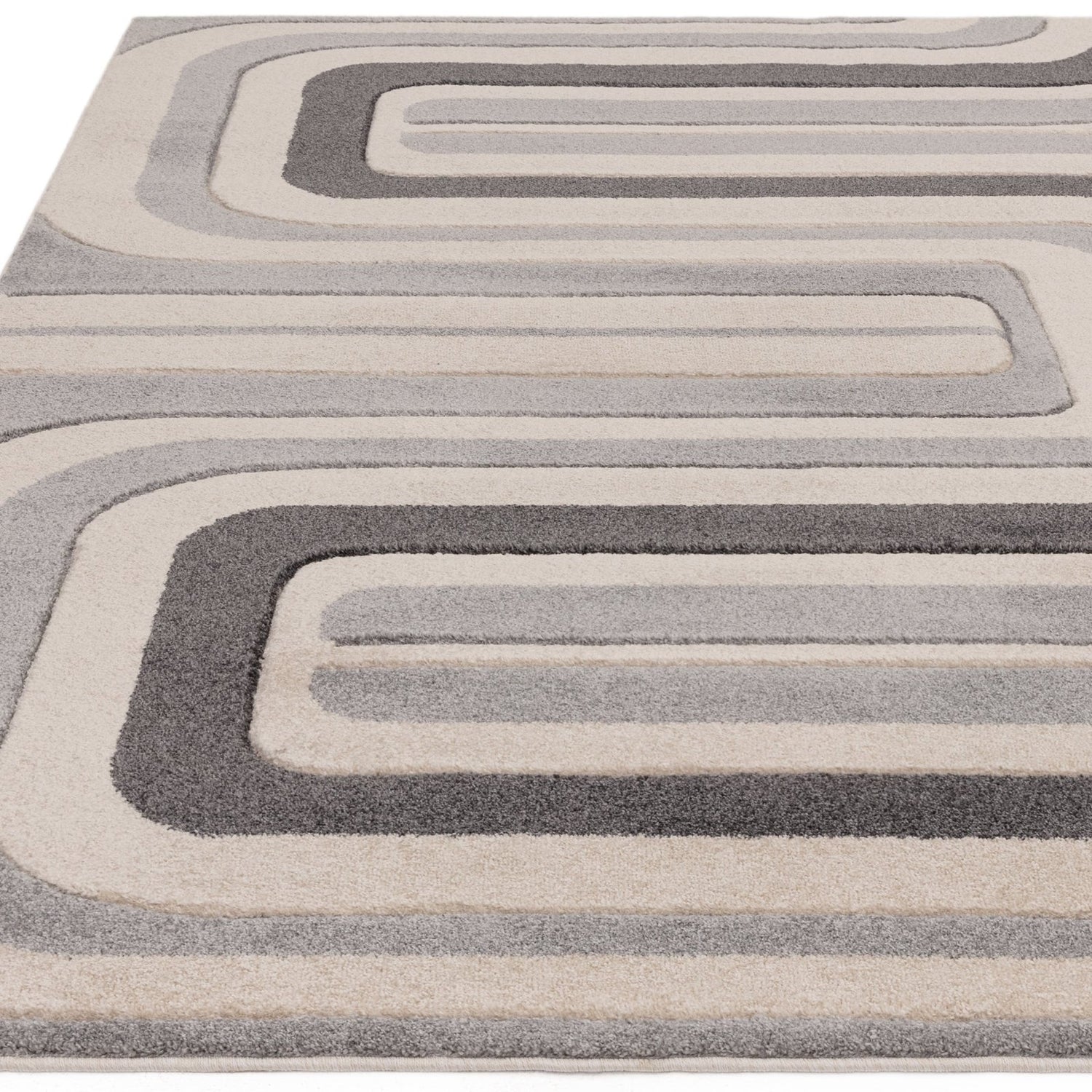 Sketch SK17 Contour Grey Rug - Love-Rugs