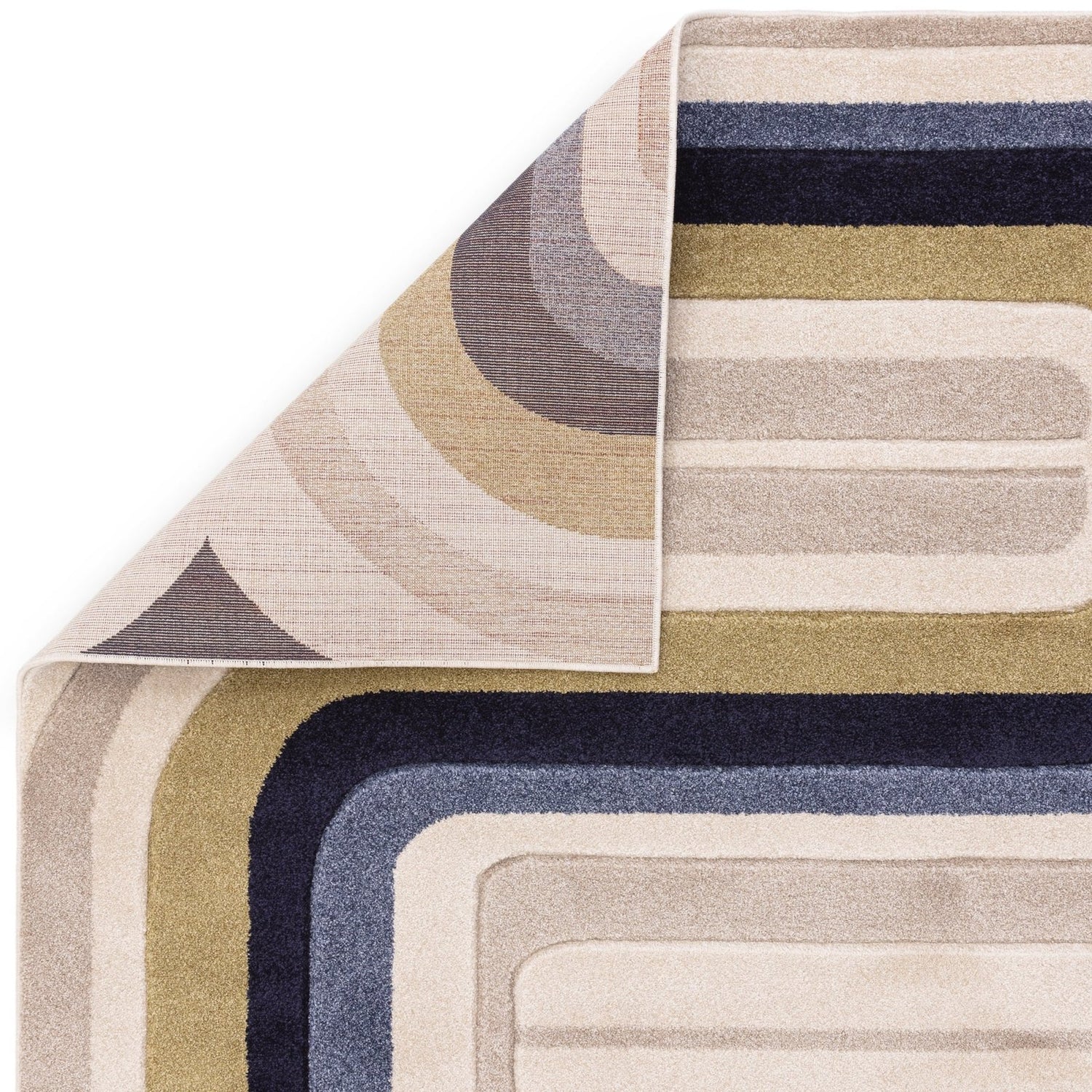 Sketch SK18 Contour Blue Rug - Love-Rugs