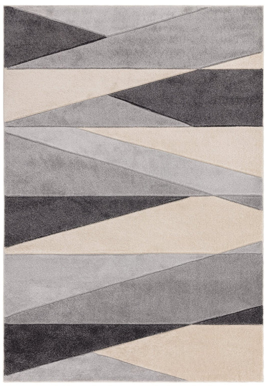 Sketch SK24 Segment Grey Rug - Love-Rugs