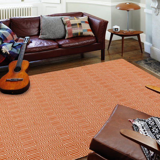 Sloan Orange Rug - Love-Rugs alternate image